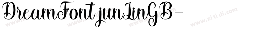 DreamFont junLinGB字体转换